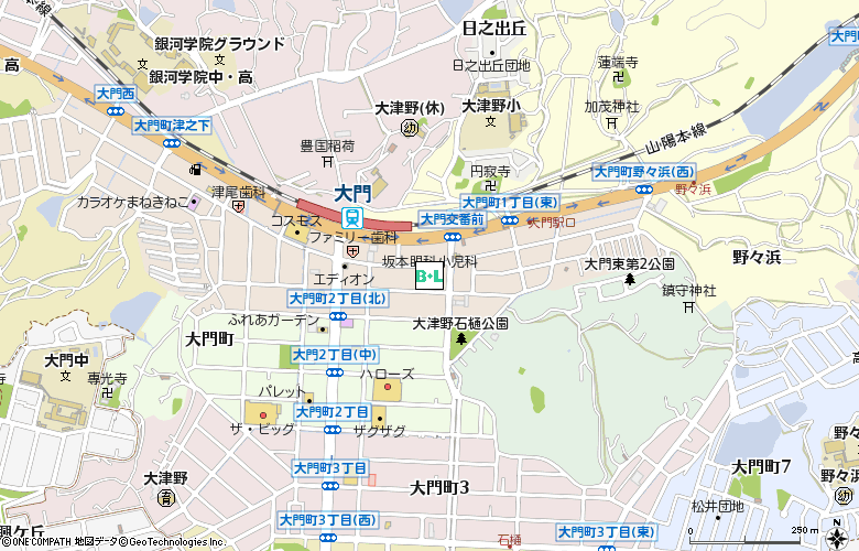 坂本眼科小児科クリニック付近の地図